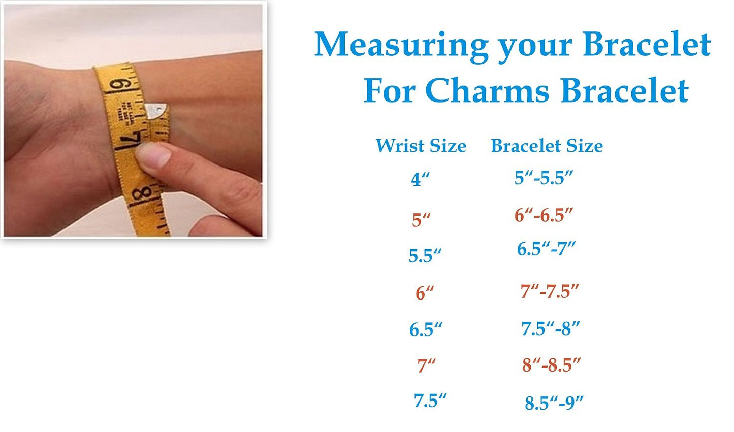 ICYROSE Stainless Steel Starter Charm Bracelet Barrel Snap Clasp UNSCREW END TO ADD CHARMS (9 inches)