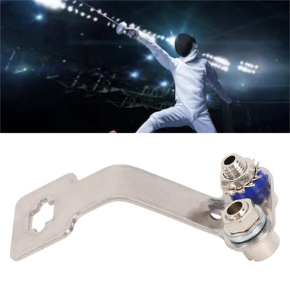 Alomejor Fencing Socket, Premium Stainless Steel Foil Sword Bracket for Training and Competition, with Safe Stable Support for Fencing Enthusiasts and Professionals