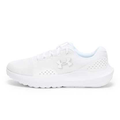 Under Armour Men's Charged Surge 4, (101) White/White/White, 9, US