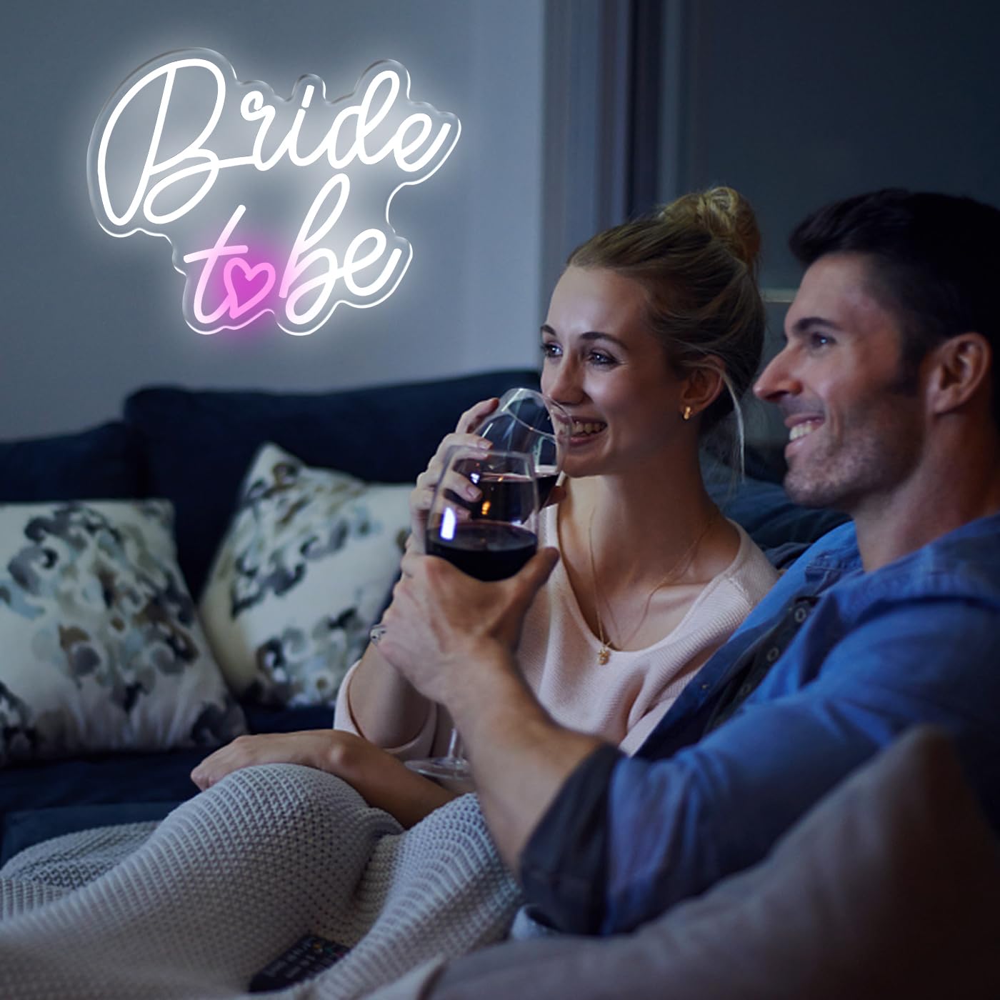 UExnkj-Y Bride to Be Neon Sign Wedding Light Signs White Led Neon Light Signs USB Dimmable Led Lights Sign for Bachelorette Engagement Party Bridal Shower