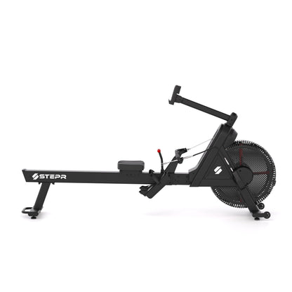 STEPR Rower XL VPR, Air Resistance Rower with Patented VPR Air Resistance Technology, Full-Body Ergometer