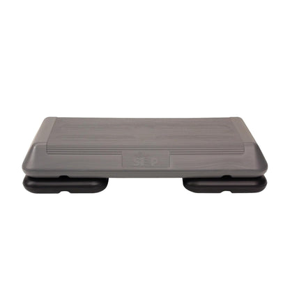 The Step (Made in USA) Original Aerobic Platform – Circuit Size Grey Aerobic Platform and Original Black Risers