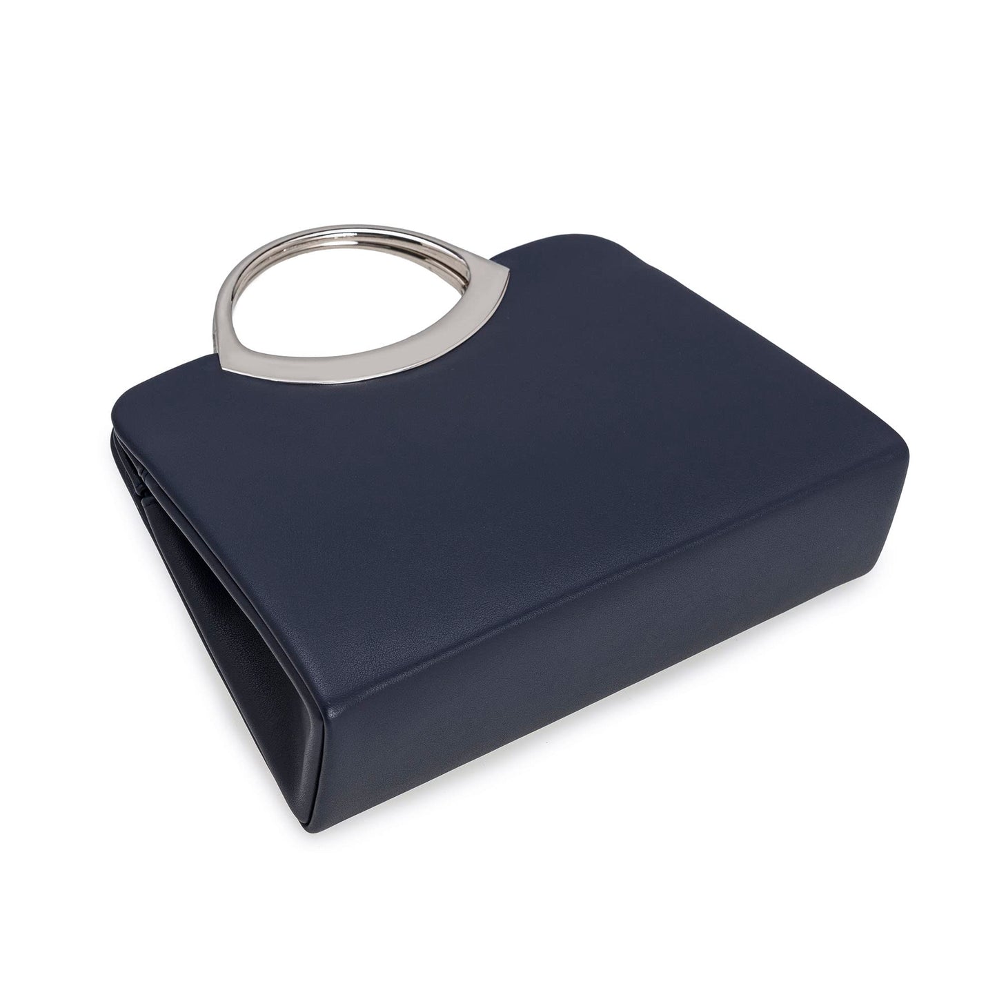 CHARMING TAILOR Small Dressy Handbag for Women Evening Bag Elegant Party Purse for Prom/Cocktail/Wedding (Navy)