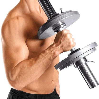 Fox Baby Barbell Collars,Pair of Quick Release Stainless Steel 2 inch Olympic Weight Bar Plate Locks Collar Clips Barbell clamp for Fitness Workout Weightlifting Training