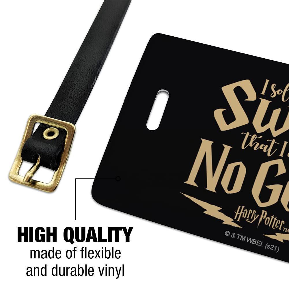 Harry Potter I Am Up To No Good Luggage ID Tags Carry-On Cards - Set of 2