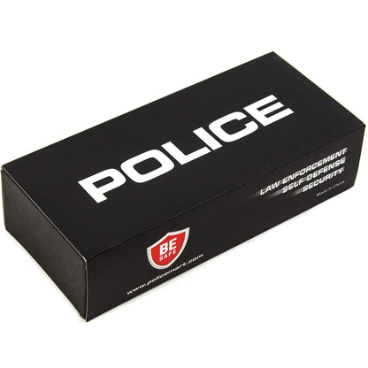 POLICE Stun Gun for Self Defense 928 - High Voltage Rechargeable with LED Flashlight, Compact & Heavy Duty, Personal Security for Women & Men - Black