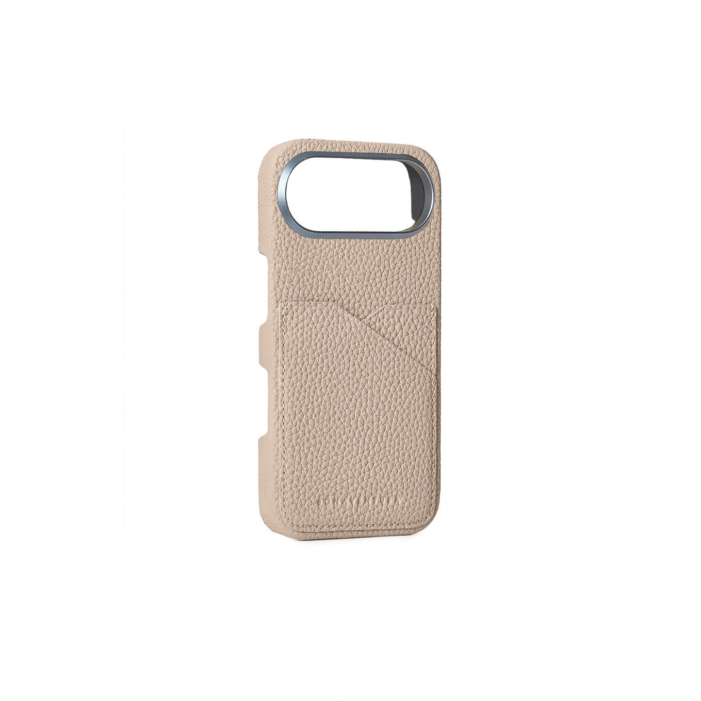 BONAVENTURA (for iPhone Air Shrink Leather Back Cover Case [Greige], Premium European Leather, Genuine Leather, Gift, BPCT17A-GG