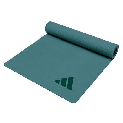 Adidas Premium Yoga Mat, Firm-Density Workout Mat, 5 mm