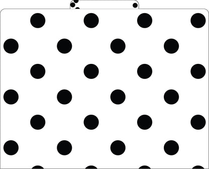 Barker Creek File Folders - Set of 24 Black & White Dot Letter Size Folders, 14pt Stock, Multi-Design Set, 1/3 Cut Tabs, Reversible, Home, School and Office Supplies (4378)
