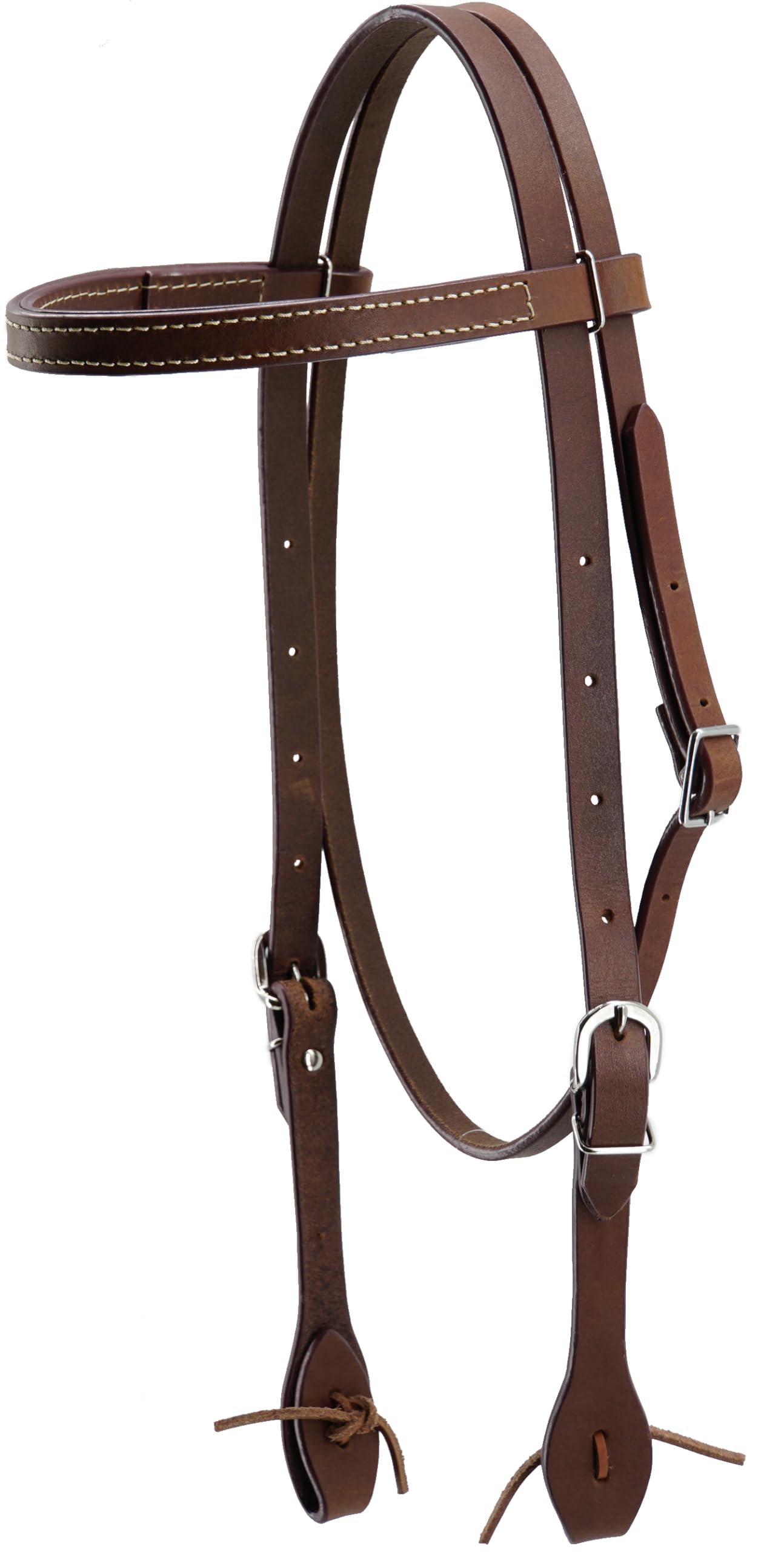 Jeereal Premium Heavyweight Oil-Tanned Full-Grain Leather Western Horse Curb Bit Bridle Headstall – Handcrafted for Ranch Work, Trail Riding & Training