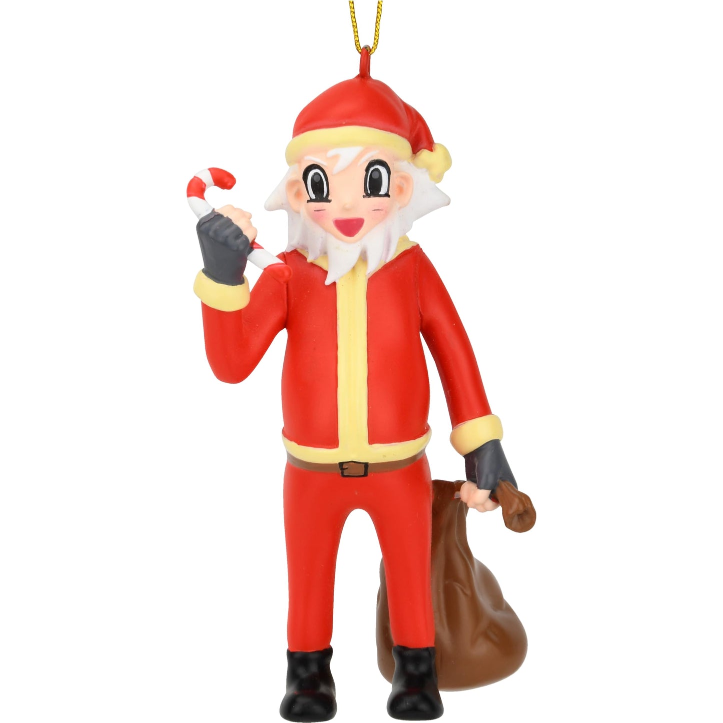 Tree Buddees Anime Christmas Ornament Collection – Choose Anime Santa, Anime Mrs. Claus, or Anime Reindeer – Cute Cartoon Character Holiday Decor (Anime Santa)