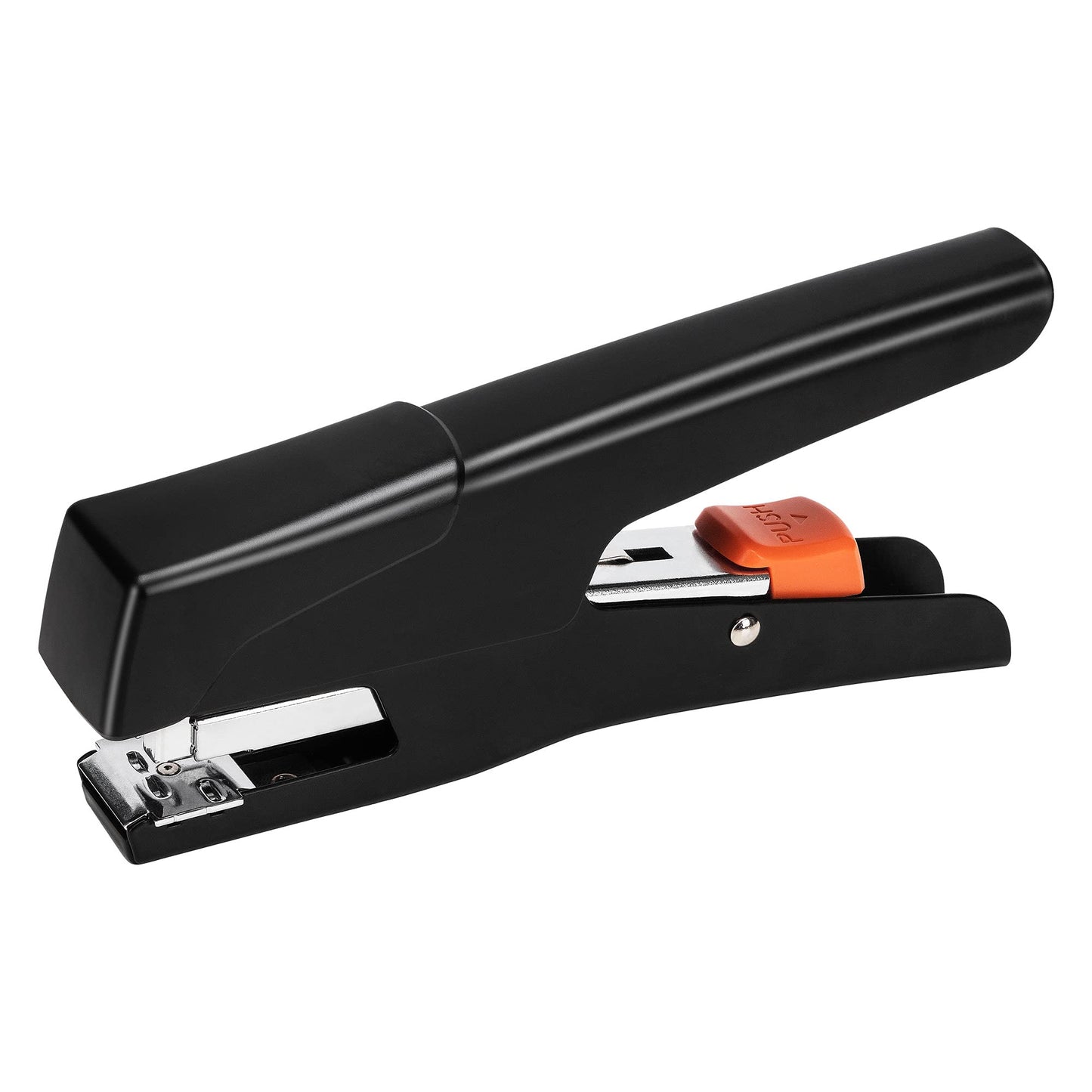 Amazon Basics Effortless Handheld Plier Stapler, 25 Sheet Capacity, Heavy Duty, Easy to Use, Black