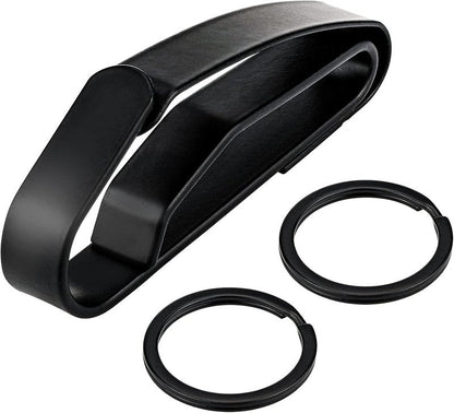 Duty Belt Key Holder - Quick Release Key Clip, Stainless Steel with 4 Keyrings | Fits Up to 2.25 Inch Belt