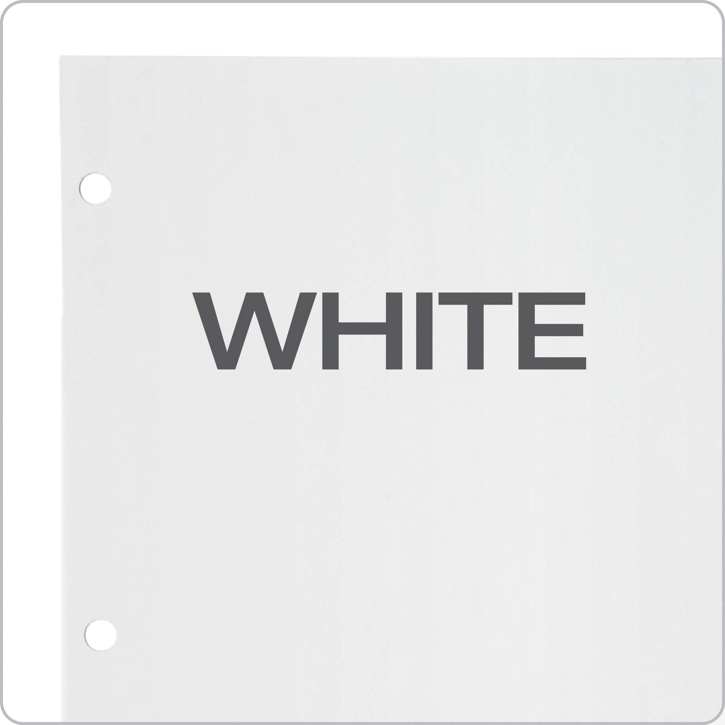 Oxford Binder Dividers for 3 Ring Binders, 10 Pack, 8-Tab Dividers, Write On Tabs, White Paper, 80 Total