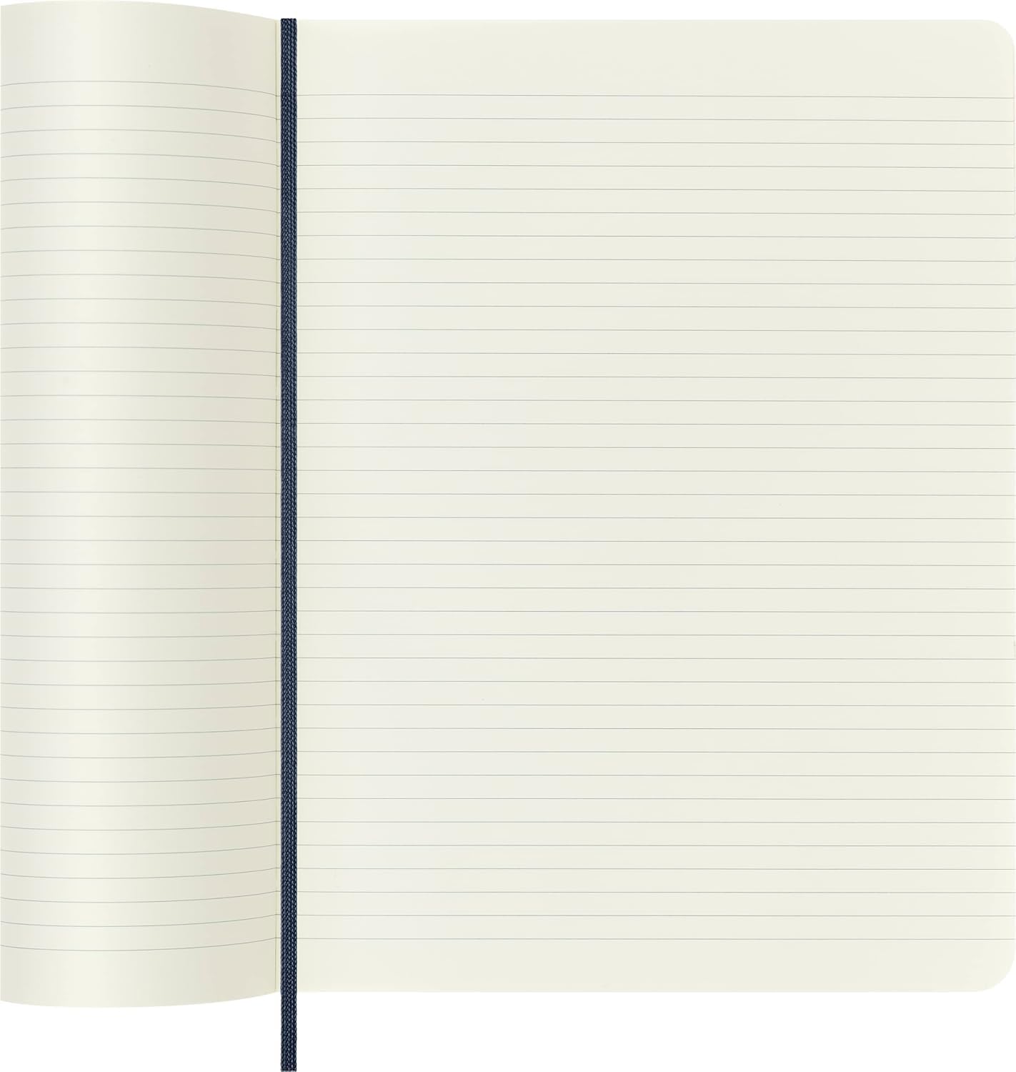 Moleskine Classic Notebook, Soft Cover, XL (7.5" x 9.5") Ruled/Lined, Sapphire Blue, 192 Pages