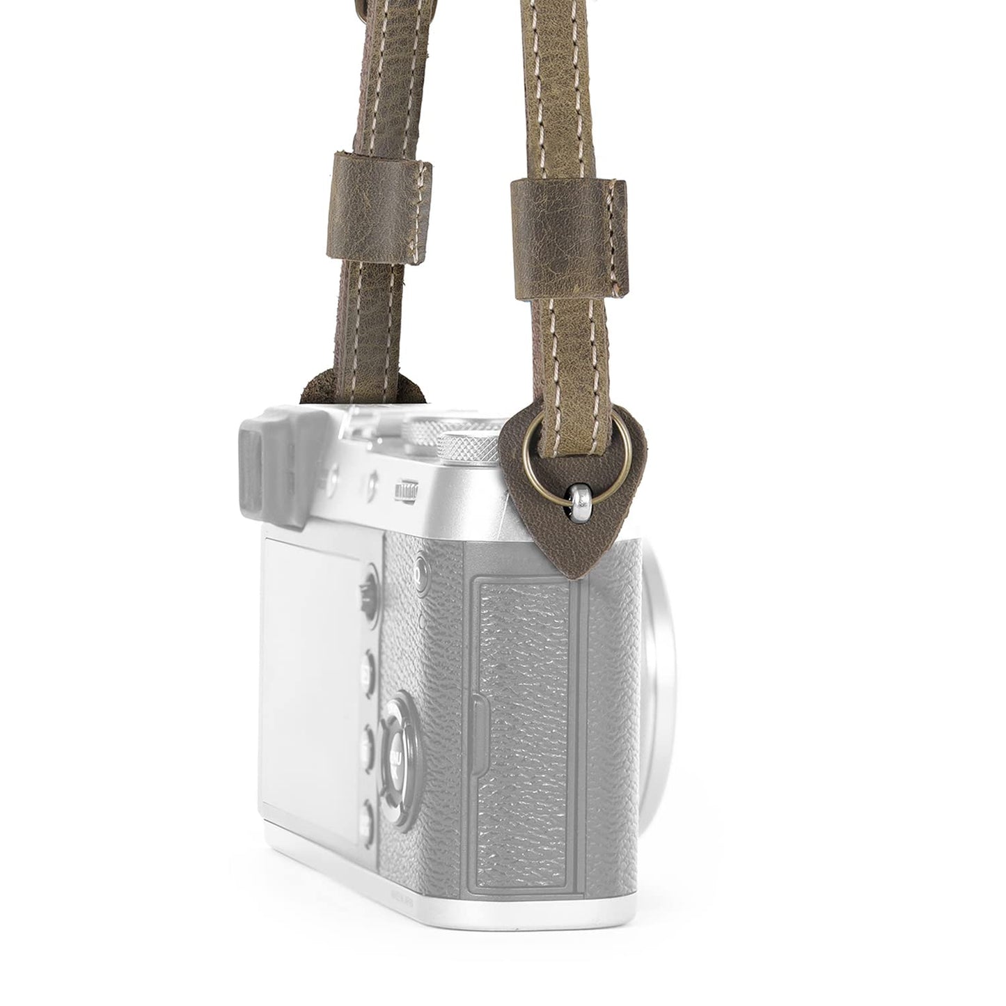 MegaGear SLR, DSLR Sierra Series Genuine Leather Camera Shoulder or Neck Strap