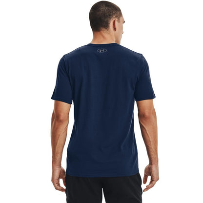 Under Armour Men's UA Sportstyle Left Chest Short Sleeve Shirt LG Navy