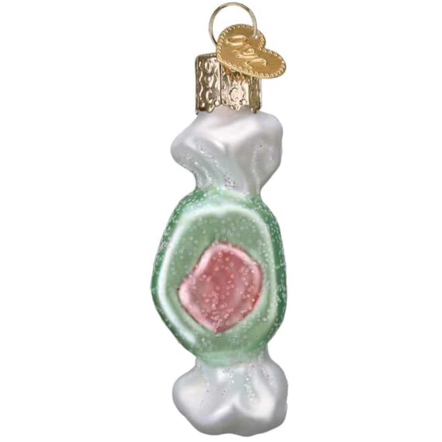 Old World Christmas Salt Water Taffy Set Glass Blown Ornament for Christmas Tree, Handcrafted Holiday Decoration, Candy Collection