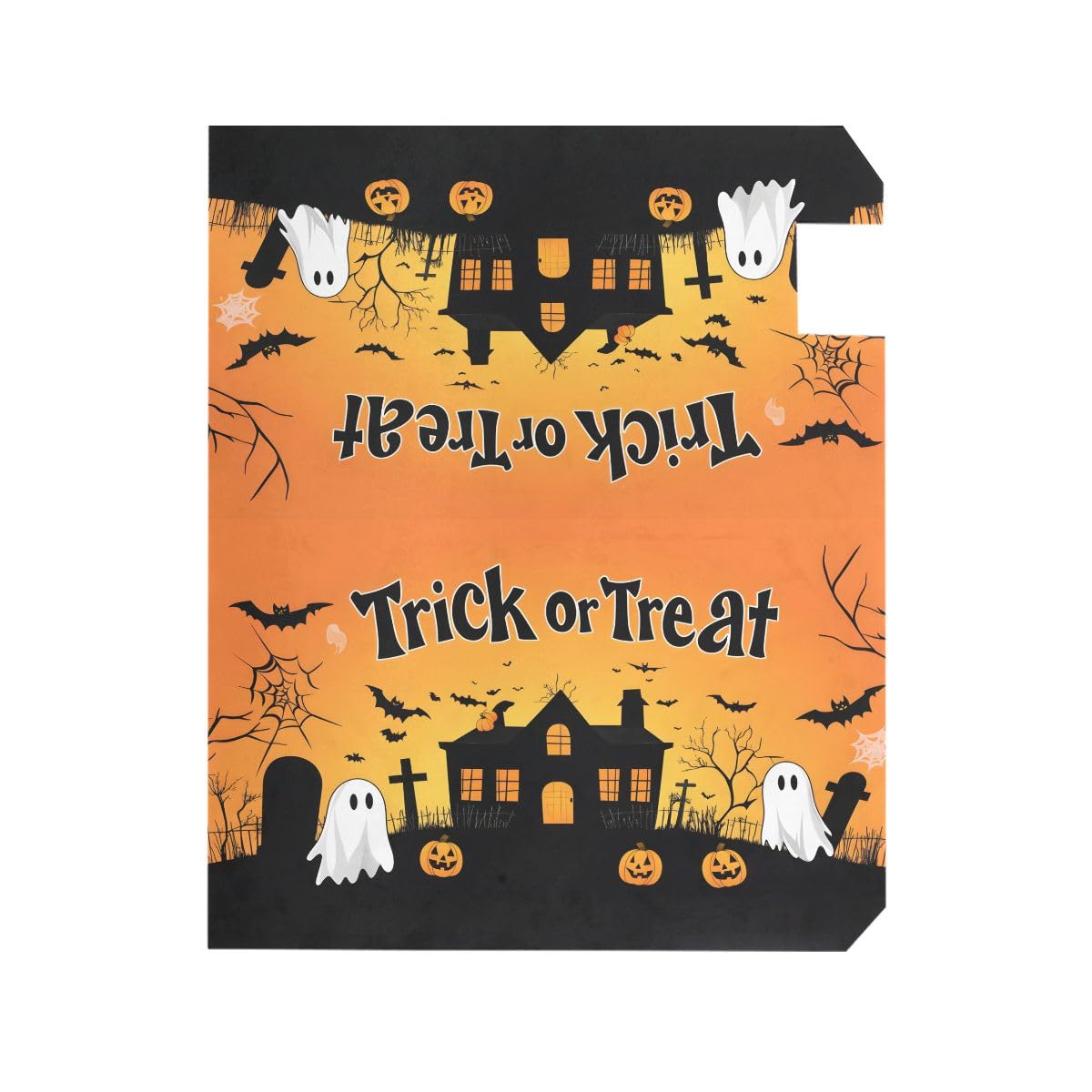 SUABO Halloween Ghost Pumpkin Mailbox Cover Magnetic Mailbox Wrap Post Letter Box Cover Home Decorative for Standard Mailboxes