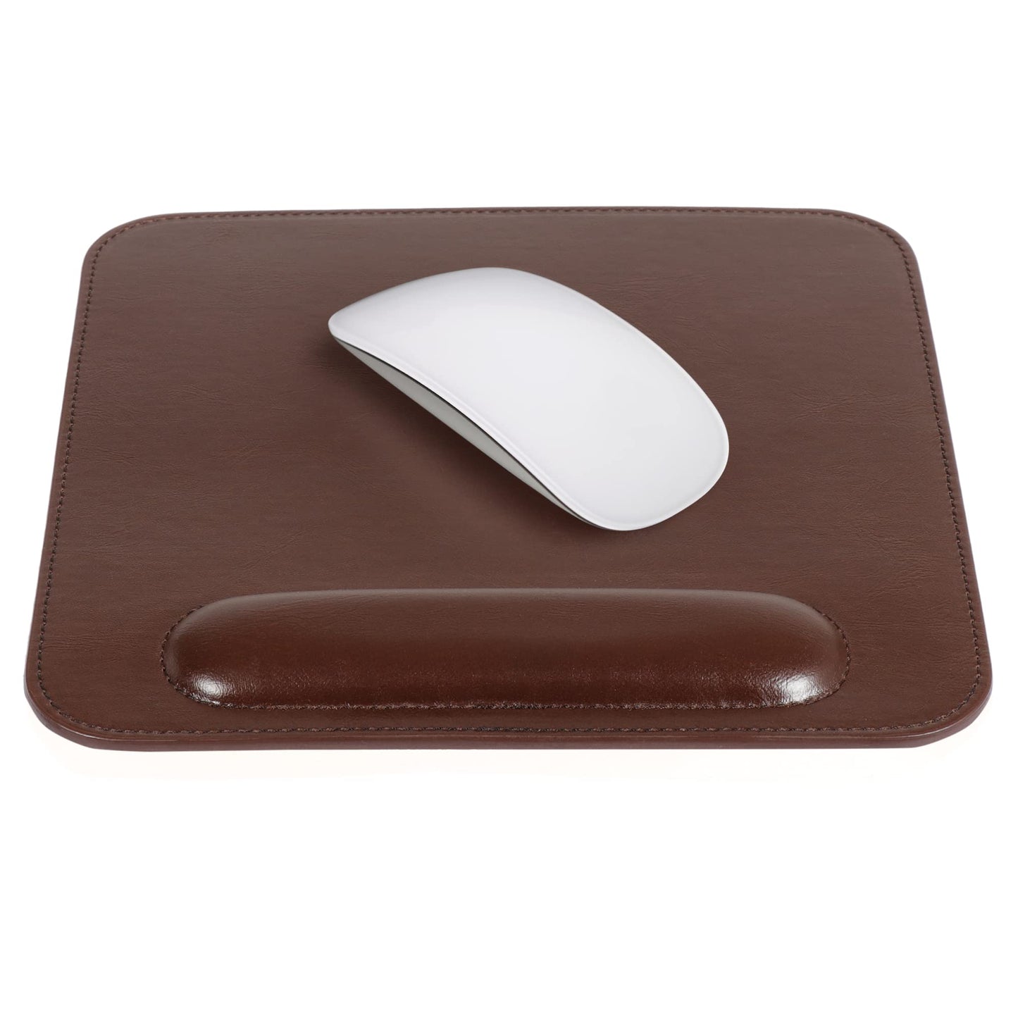 Londo Leather Mouse Pad with Wrist Rest – Ergonomic Support, Non-Slip Base, Smooth Surface