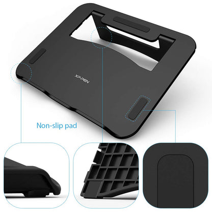 XPPen AC42 Graphics Tablet Stand - Laptop & Mobile Device Holder for XPPen Artist10 2nd, Artist12, Artist13.3 Pro, Artist13.3 Pro V2 - Suitable for 9"-14" Devices