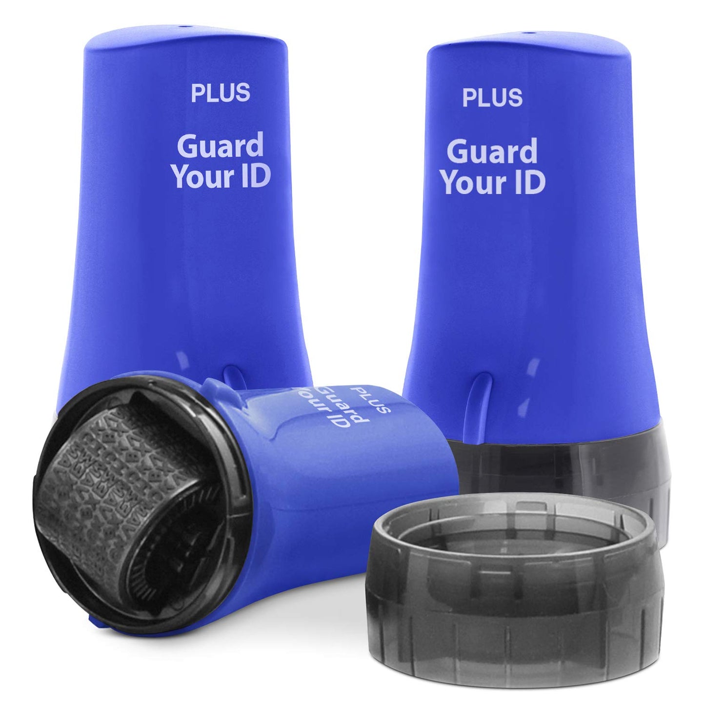 Guard Your ID Confidential Security Roller Set Advanced 2.0 for Identity Theft Protection Redacting (Regular 3-Pack, Blue)
