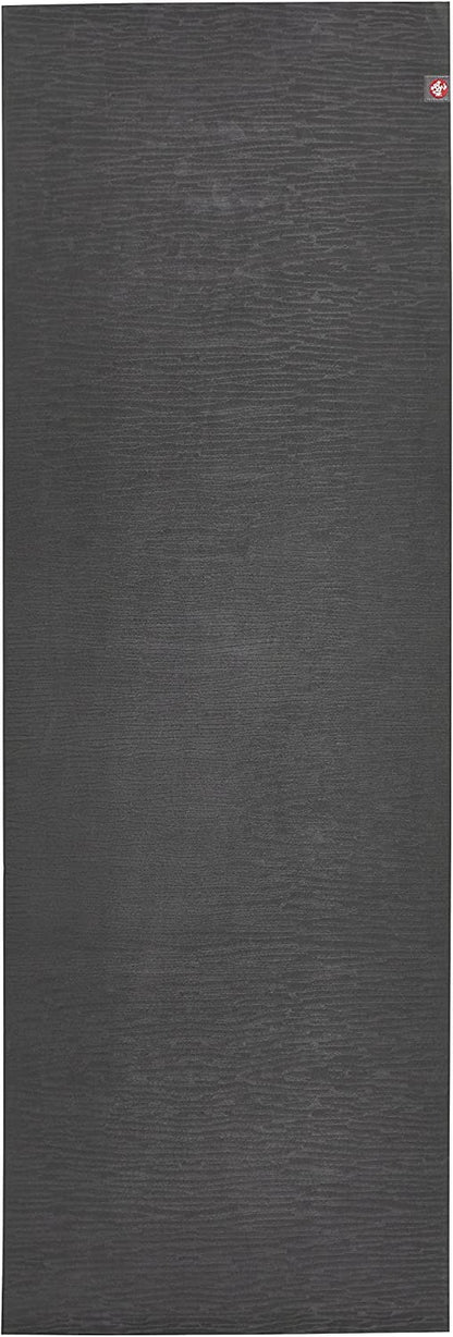 Manduka eKO Yoga Mat 71" - 5mm | Natural Rubber | Eco-Friendly | Soft Textured Surface | Natural Next-to-Skin Feel | 71x 26 inches | Charcoal