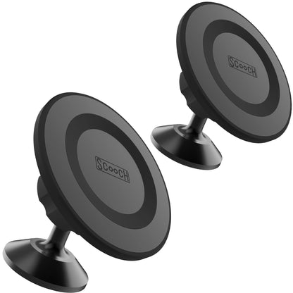 Scooch Magnetic Phone Mount for Car Compatible with Any Smartphone [Wingmount] Strong Magnets, Adjustable Magnetic Phone Holder for Car Dashboard, Works Best Cases (2022 Model)
