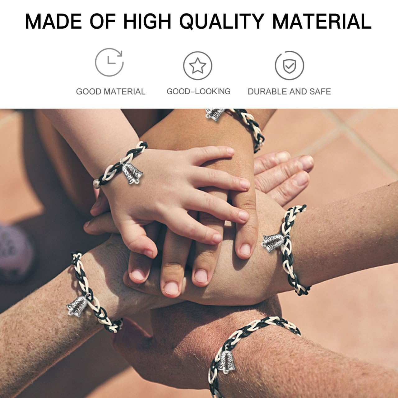 EXCEART 20pcs Tibetan Silver Bell Charms Pendants Antique Christmas Jingle Bells Spacer Beads for Door Hangers Xmas Tree Pendant Wreath Decor Holiday Jewelry Making