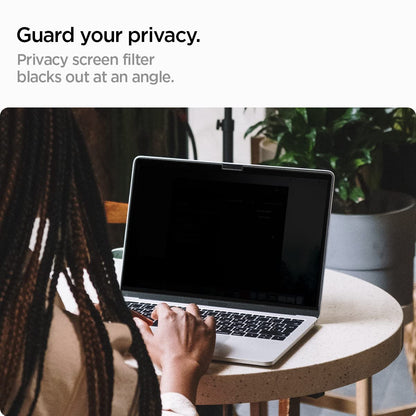 Spigen Privacy Filter Screen Protector [SafeView] designed for MacBook Pro 14 inch (M4 / M4 Pro / M4 Pro Max / M3 series / M2 series / M1 series)