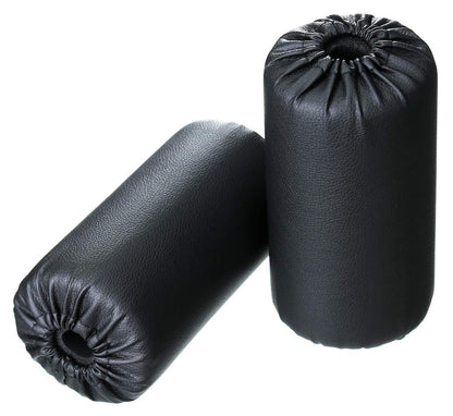 Foam Foot Pads Rollers Set of a Pair (7"x3.5"x20mm) for Home Gym Exercise Machines Equipments Replacements with 1 Inch Rod