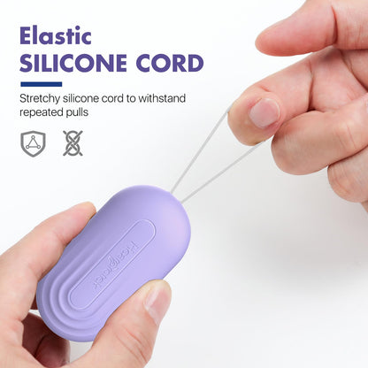 Hearprotek Earplug Cases, Portable Earplug Holder, Mini Storage Case Earbud Plug Organizer Ear Plug Case Durable Small Carrying Case for Travel, Business Trip (Purple)