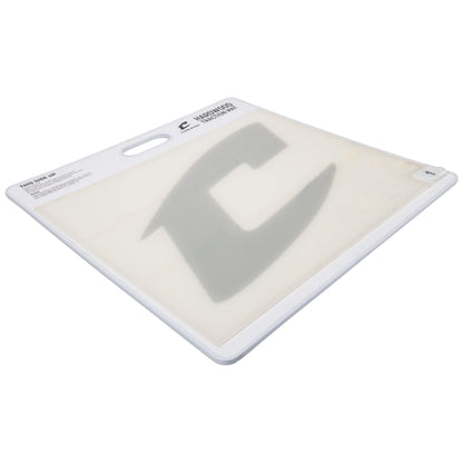CHAMPRO Hardwood Floor Shoe Traction Mat for Basketball Court and Gym Floors, White