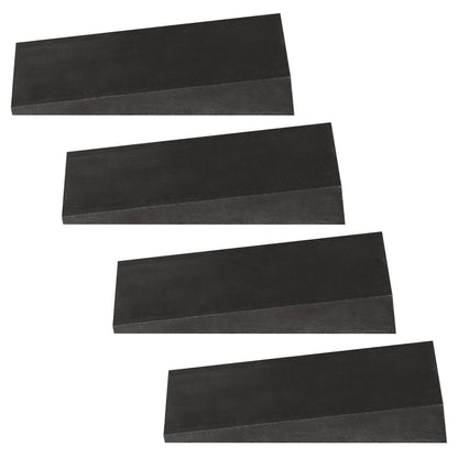 eoere 4 PCS Metal Beveled Washers, 4" x 2" Triangle Flange Wedges Shim for Leveling, Underpinning, Carbon Steel