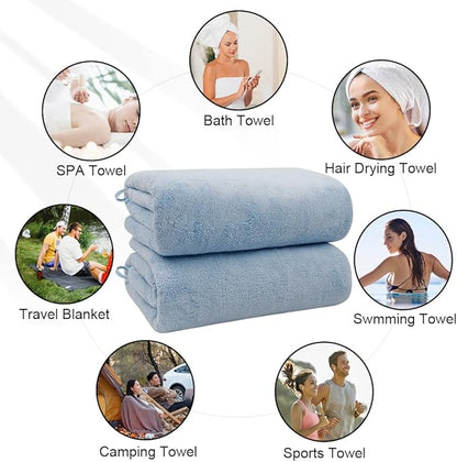 Orighty 2-Pack Microfiber Bath Towels