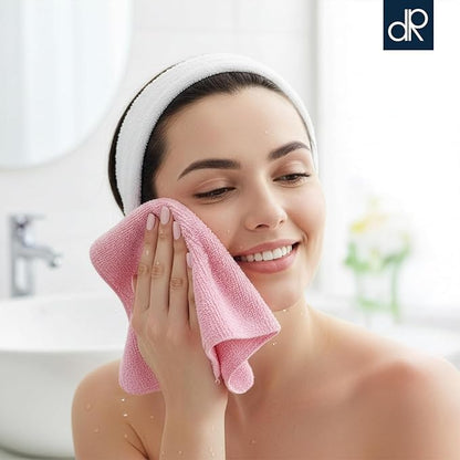 DecorRack 20 Pack 100% Cotton Wash Cloth, Luxurious Soft, 12 x 12 inch Ultra