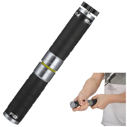 Aluminum Alloy Adjustable Grip Wrist Strengthener with Protective Tape Wrapping, 9.8 x 1.5 in Stepless Grip Strength Trainer with Knob Adjustment, Black Portable Forearm Exerciser for Rehabilitation