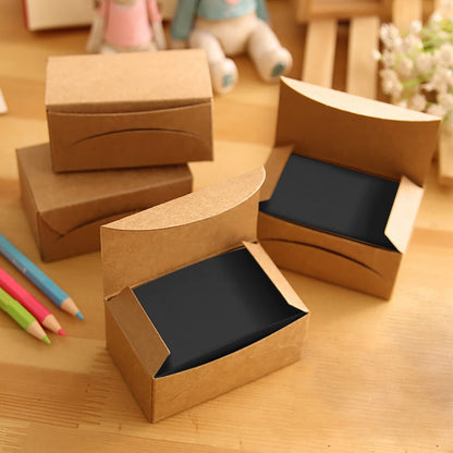 VANRA 300 Small Blank Cards 3.5x2 inches Color Cardstock Study Flash Cards Index Cards, Unruled with Rounded Corners (Black, 300/Pack)