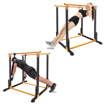 Cometofit Multi-Function Dip Stands Home Gym Parallel Bars Workout Dip Station Strength Training Fitness
