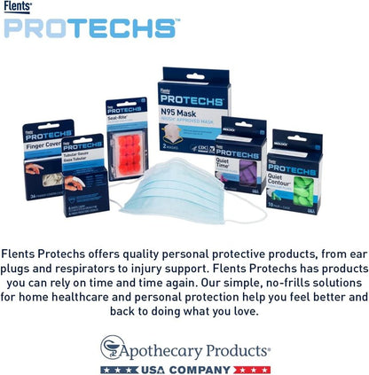 Protechs Foam Ear Plugs - Noise Cancelling for Sleeping & Travel | 50 Pairs, NRR 33, Purple