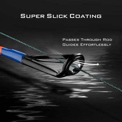 KastKing Superpower Braided Fishing Line, Moss Green, 80 LB, 300+27 Yds(8 Strands)