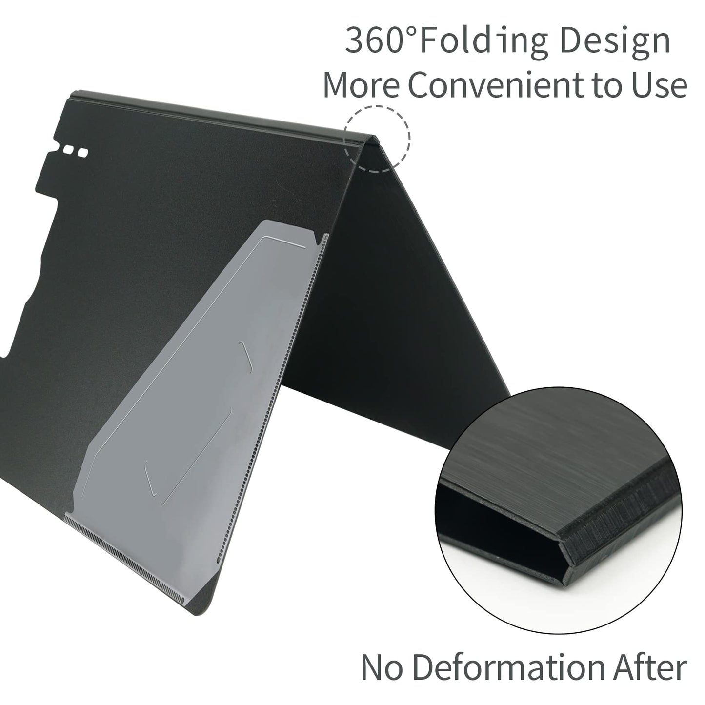 URbantin A4 Clipboard Folder,10 Pack Foldable Clipboards with Pocket for Business,Office,School or Restaurant (Black)