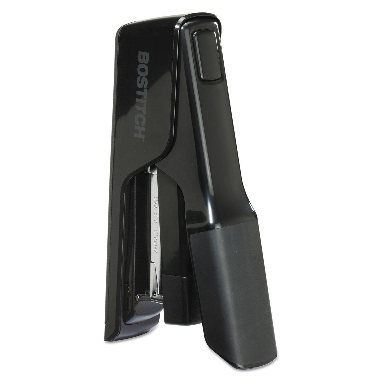 Bostitch Office EZ Squeeze 40 Sheet Flat Clinch Desktop Stapler, Reduced Effort, Black (B9040)