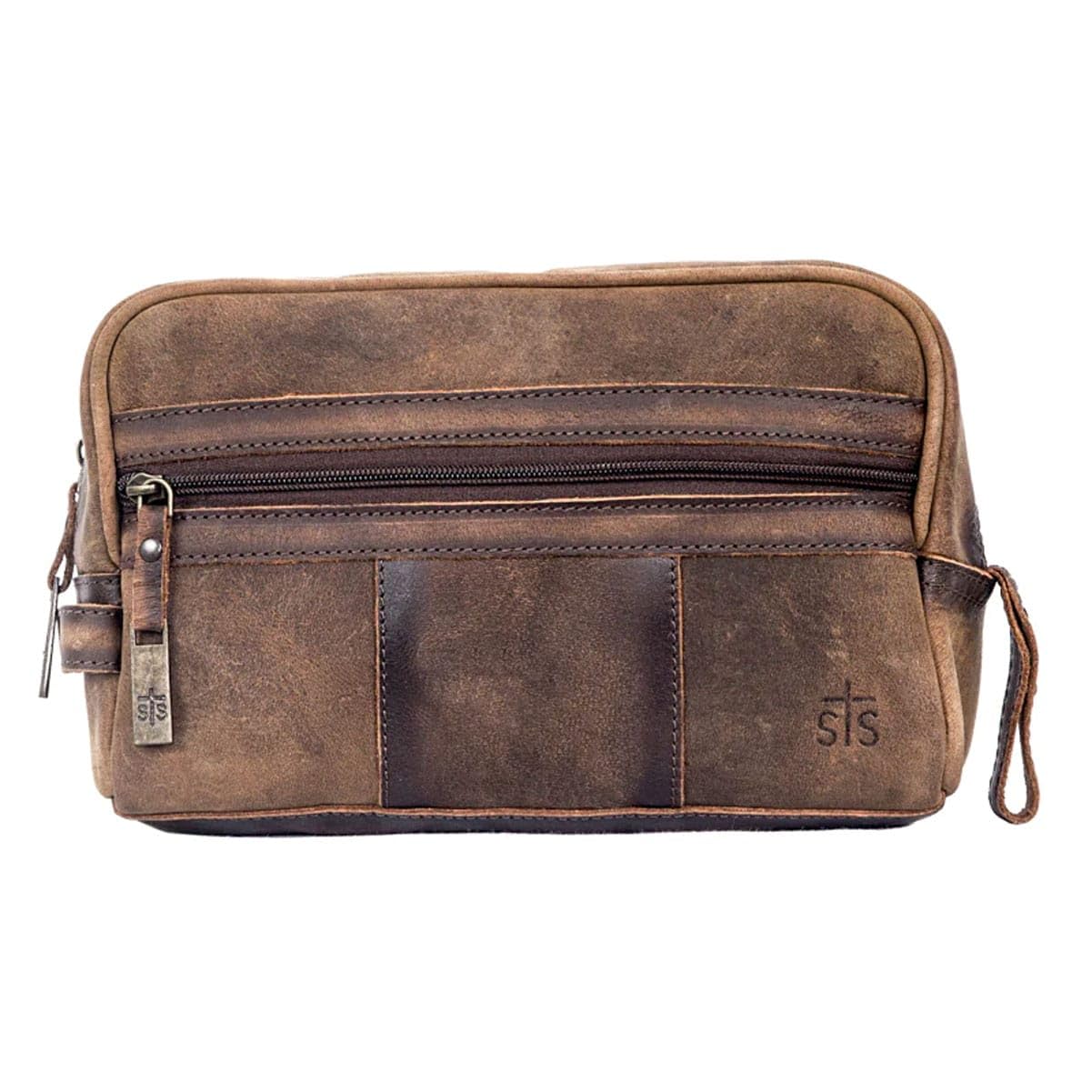 STS Ranchwear The Foreman Shave Kit Brown Leather One Size