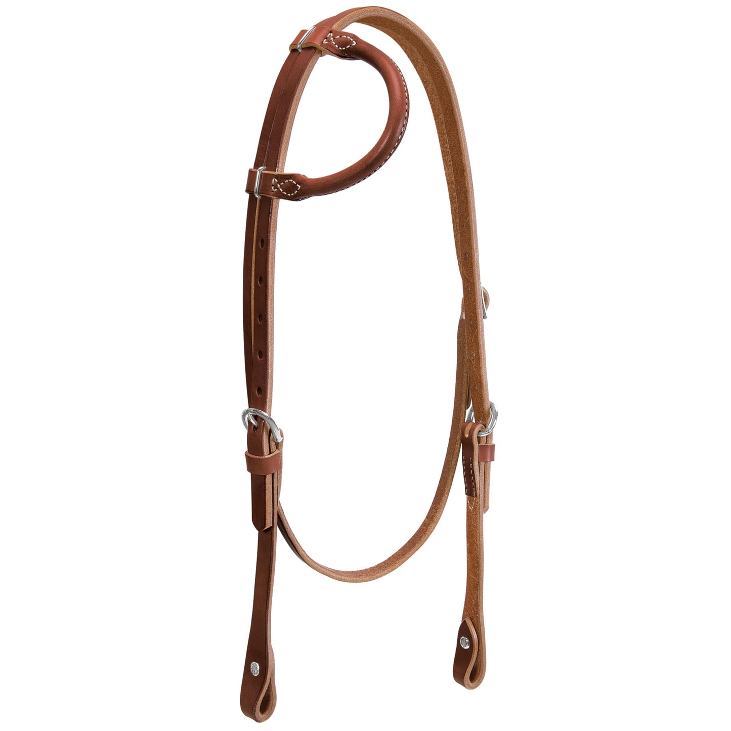 Weaver Leather Horizons Rolled Sliding Ear Headstall Sunset, Horse