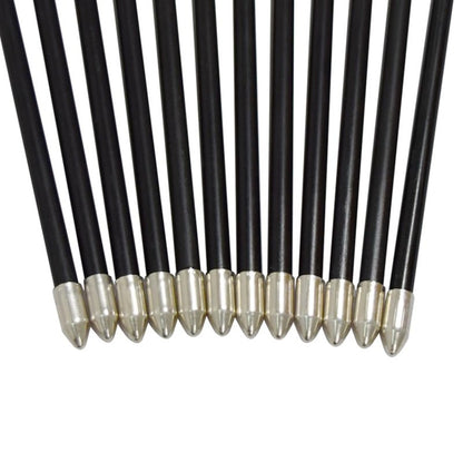 Archery Practice Fiberglass Arrows 28 Inch Target Shooting Safetyglass Recurve Bows Suitable for Youth Woman Beginner 6PCS