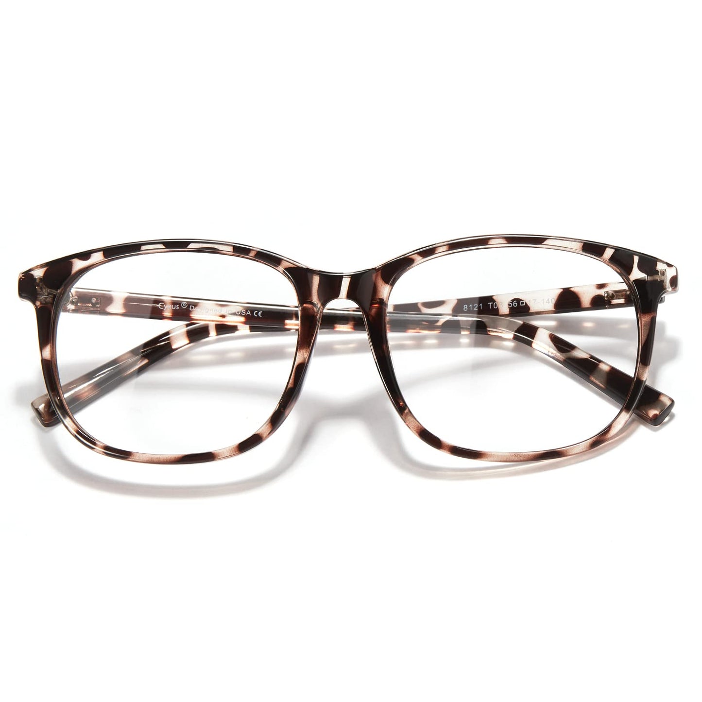 Cyxus Blue Light Blocking Glasses Women Men Computer Gaming Square Glasses UV400 Protection Anti Eyestrain
