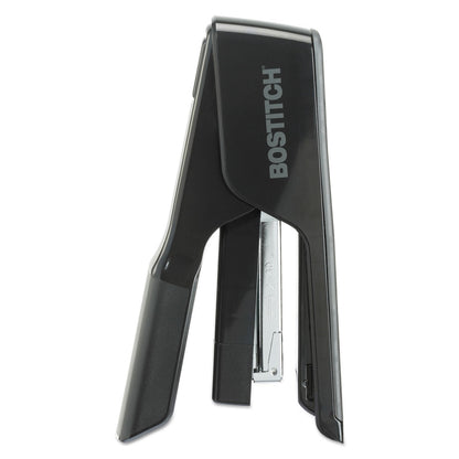 Bostitch Office EZ Squeeze 40 Sheet Flat Clinch Desktop Stapler, Reduced Effort, Black (B9040)