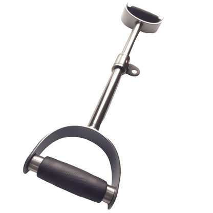 yuhqc LAT Pull Down Bar Press Down Bar Cable Machine Attachment Multi Gym Attachment Solid Steel Tricep V-Bar (24 Inch)