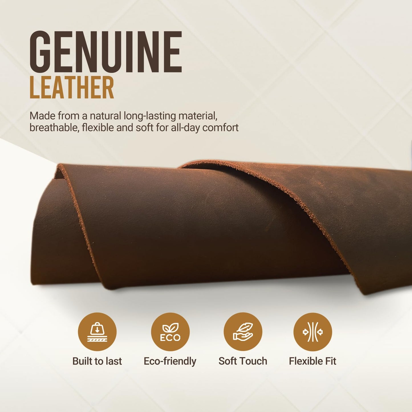 Hengwin Top Grain Leather Phone Holster Cell Phone Holster with Belt Clip/Loop, Phone Pouch Belt Holder Carrying Case Fits for iPhone 16 Plus 15 Plus Samsung Galaxy S26 Ultra S25 Edge (Retro Brown)